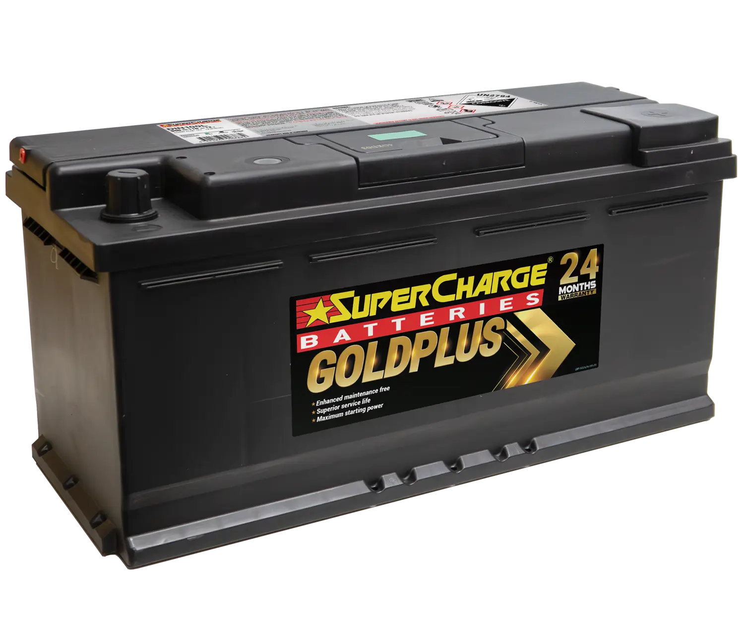 DIN100L Supercharge Batteries GoldPlus – Maintenance-Free Truck Battery