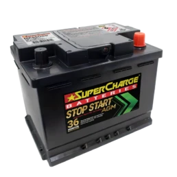 MF55HSS Stop-Start AGM Maintenance-Free Battery for Vehicles.