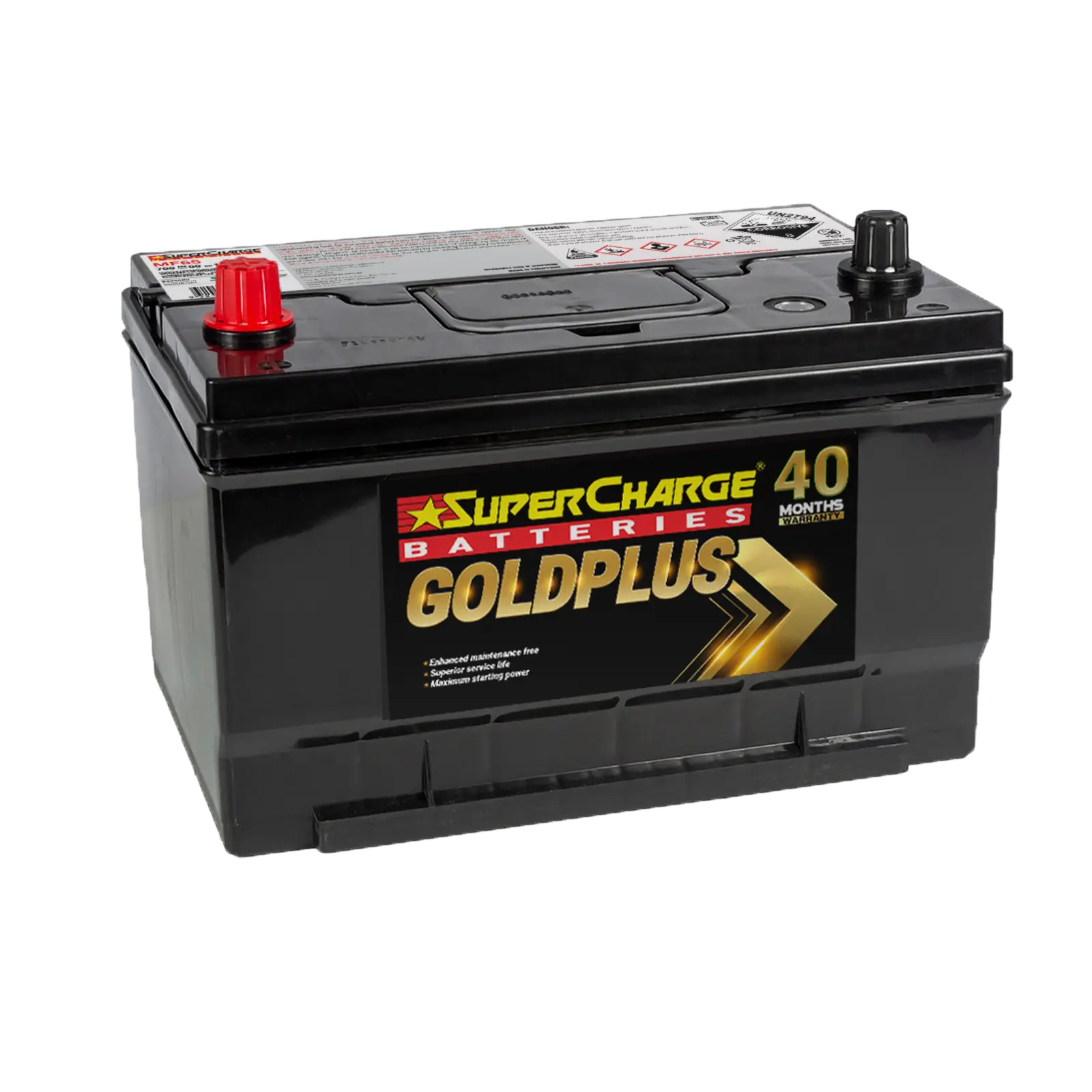 Supercharge Batteries MF65 GoldPlus Battery for US Automotive Applications