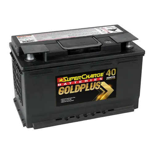 MF77H Supercharge Batteries GoldPlus – Maintenance-Free Automotive Battery