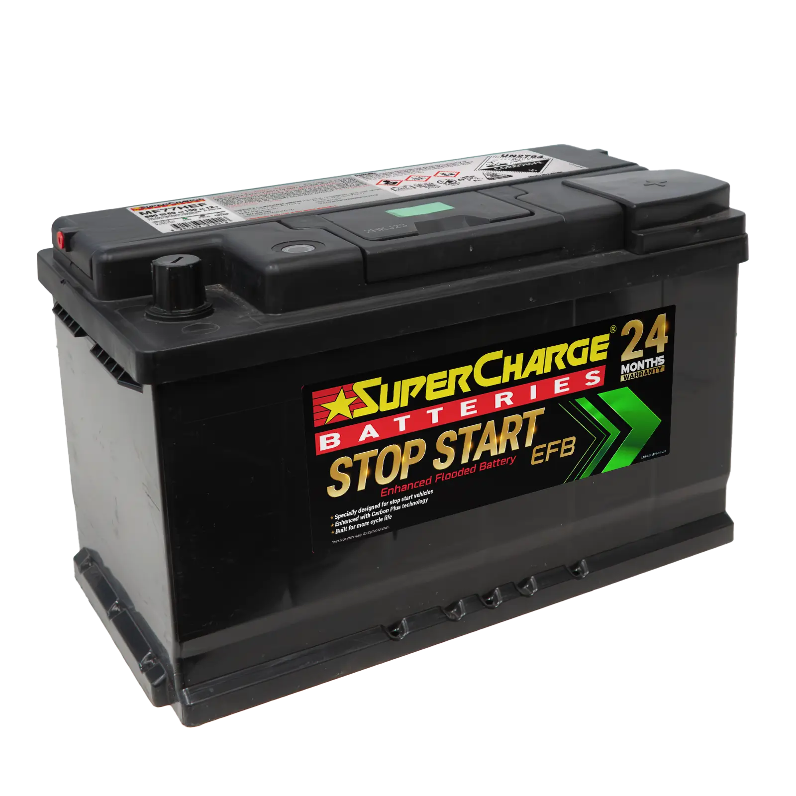 MF77HEF Supercharge Battery for Stop-Start Vehicles