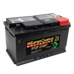 MF77HSS High-Performance Stop-Start AGM Battery for Vehicles.