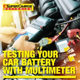 Testing your car battery with Multimeter